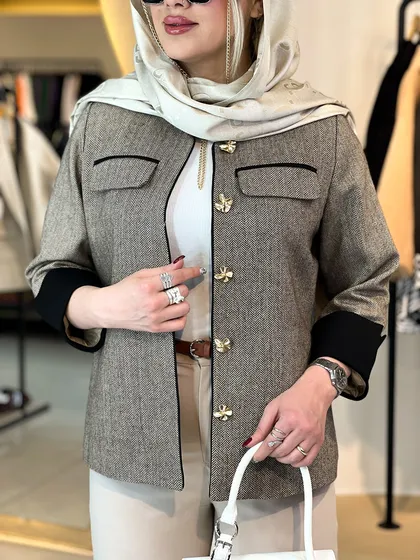 کت جناقی نسکافه ای 120302