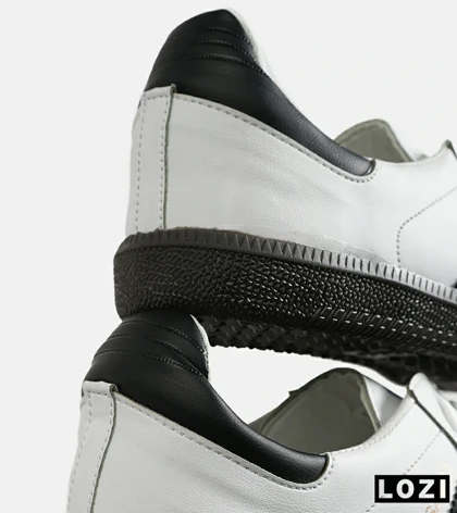 کفش کتانی مردانه و زنانه سامبا سفید مشکی ADIDAS Samba مدل 4232