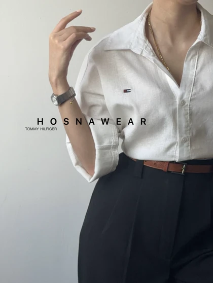 شومیز لینن تامی TOMMY HILFIGER