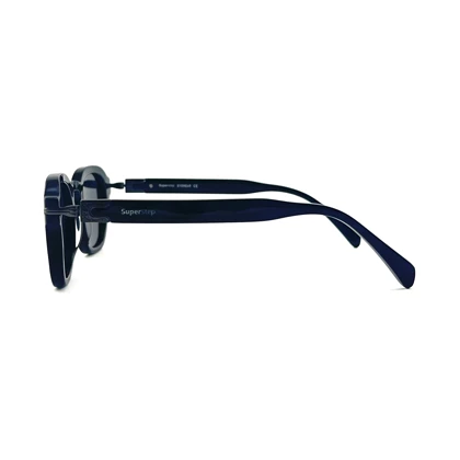 عینک آفتابی سوپر استپ مدل ST0957 C01 مشکی - گان متال