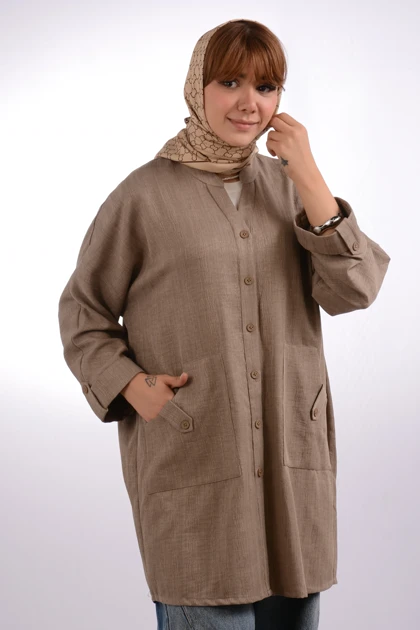 مانتو لوئیز کریشه سایز بزرگ رسا