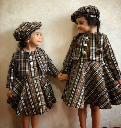 کت سارافون پشمی دخترانه شیک باکلاه