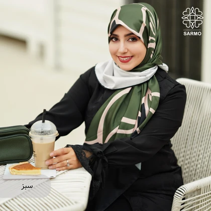 روسری ابریشم کجراه گلرخ - اقتصادی