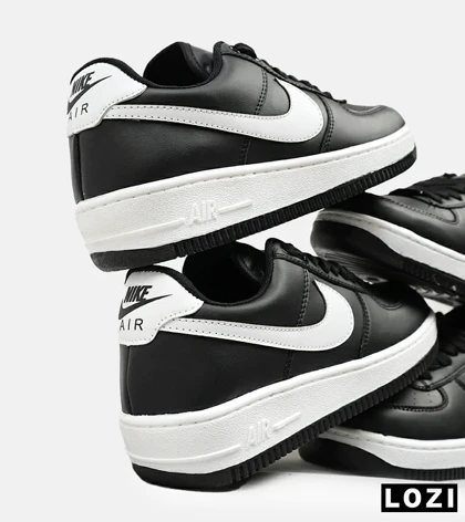 کفش مردانه و زنانه مشکی سفید NIKE AIR FORCE