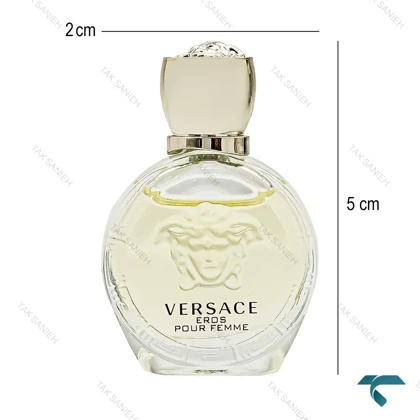 تستر ادکلن ورساچه اروس زنانه طلایی پور فم 5 میل Versace-8875-5-L