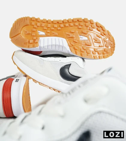 کفش کتانی سفید سرمه ای قرمز NIKE AirMax DN
