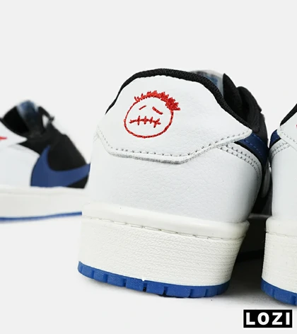 کفش کتانی مردانه سفید مشکی آبی NIKE travis scott
