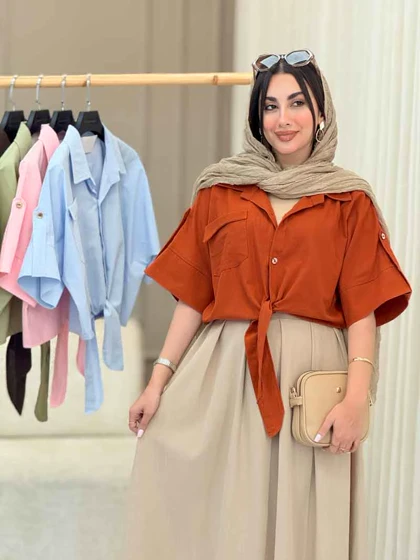 شومیز گره‌ای نورسا