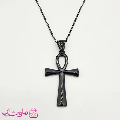 گردنبند صلیب مشکی
