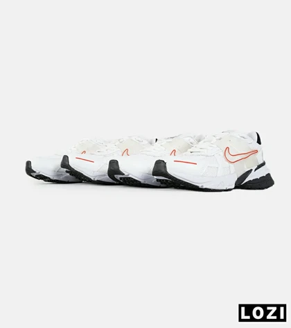 کفش کتانی مردانه و زنانه سفید قرمز مشکی Nike cushlon مدل 7445