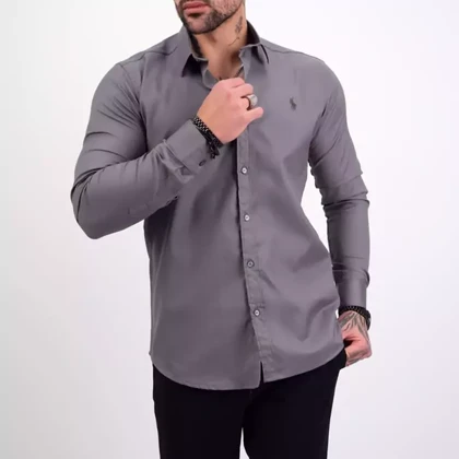 پیراهن مردانه پارچه شانلی ترک