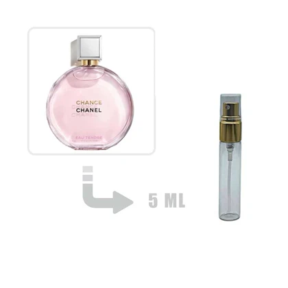 دکانت عطر ادکلن شنل چنس او تندر زنانه-چنل چنس او تندر ادوپرفیوم 5 میل اصلی Chanel Chance Eau Tendre EDP for Woman 5ml