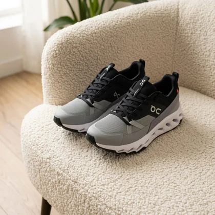 کفش رانینگ زنانه On Running مدل Cloudhorizon Alloy Black