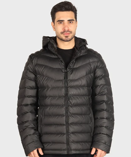 کاپشن مردانه ساده پف دار 6018