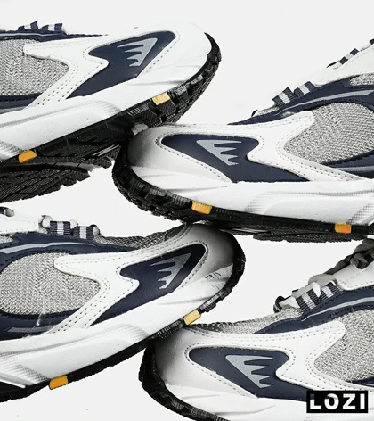 کفش کتانی مردانه و زنانه طوسی زرد مشکی NEW BALANCE 725
