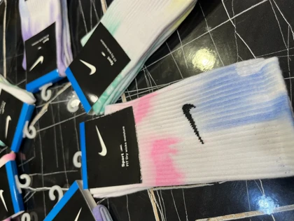 جوراب آبرنگی ساق بلند