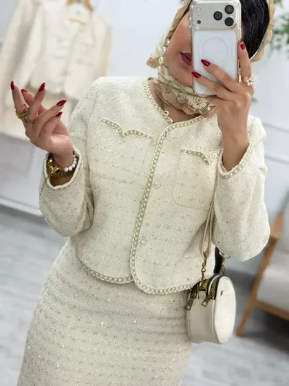 کت و دامن پولک