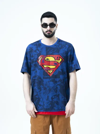 تیشرت مدل SUPERMAN آبی outlet
