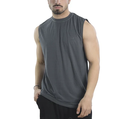 رکابی ورزشی مردانه نایک مدل VHD-Dri Fit-4K0993 طوسی تیره