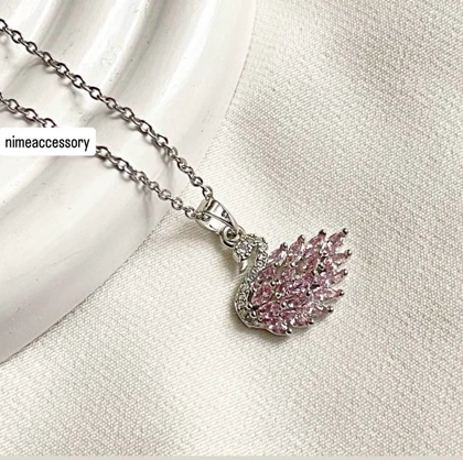 گردنبند نگین‌دار قو🦢