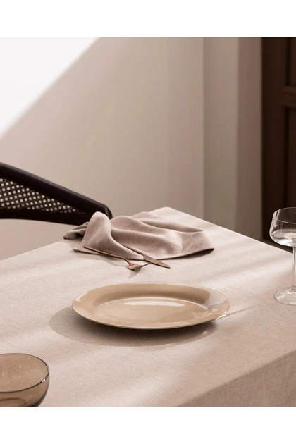 بشقاب قایقی Bone China Madame Coco مدل Cielo - بژ