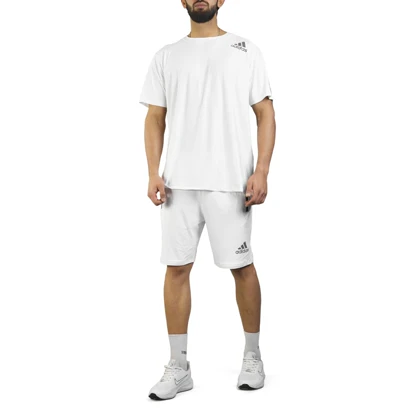ست تیشرت و شلوارک اسپرت آدیداس مدل Mub-3040 سفید
