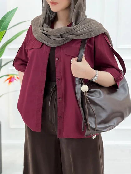 شومیز جیب نما زنانه