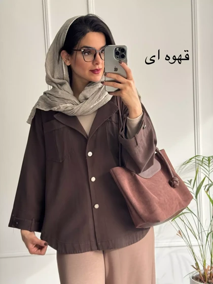 مانتو کتان جین رنگی شایلین