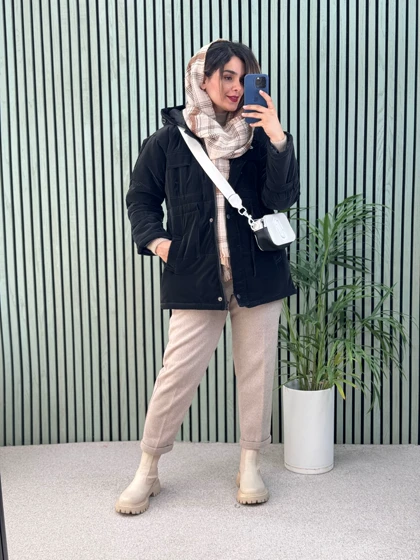کاپشن کلاهدار ونوس