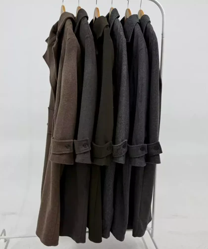 ترنچ کت پالتویی آستردار کد plS004 برند ردا