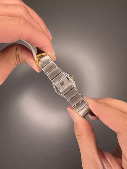 ساعت مچی امگا کانستلیشن صفحه کهکشانی قاب دورنگین Omega Constellation