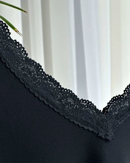 تاپ مشکی گیپوری