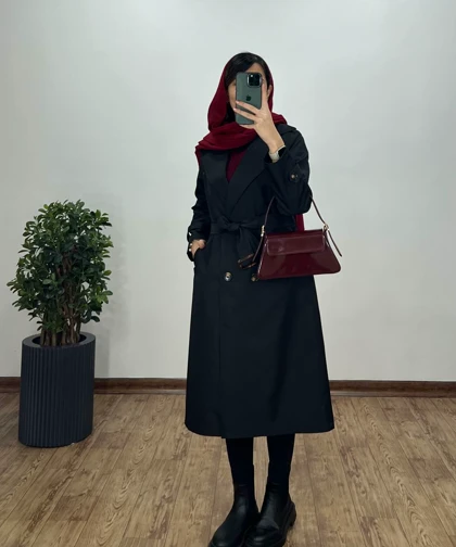 بارانی بلند ویشکا(ایراد دار)
