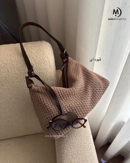 کیف دخترانه گلایل رافیا