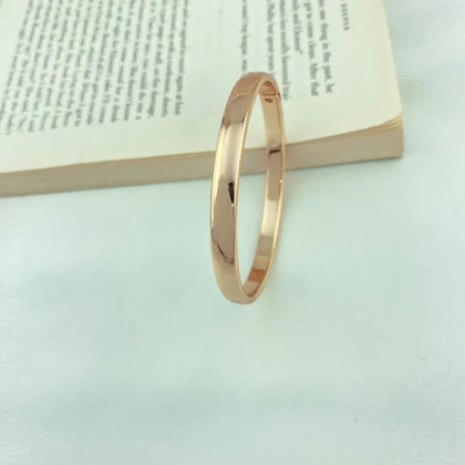 دستبند زنانه طرح طلا ژوپینگ مدل آئورمیرور با سطح آینه‌ای