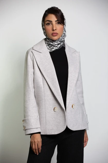 پالتو کت فوتر دوتن دو دکمه