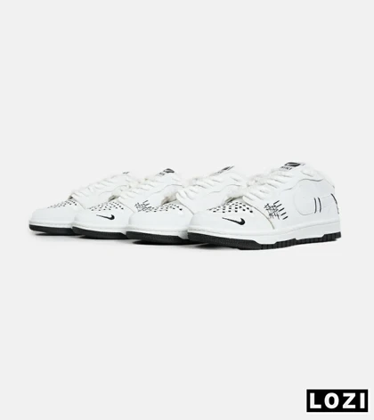 کفش کتانی مردانه و زنانه سفید نایک NIKE jordan Vodoo