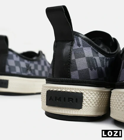 کفش اسنیکرزمشکی خاکستری Amiri Checkered مدل 5987