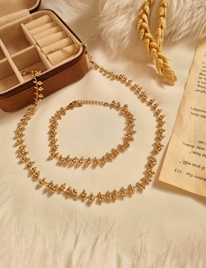 ست دستبند و گردنبند گوی ژوپینگSxp1