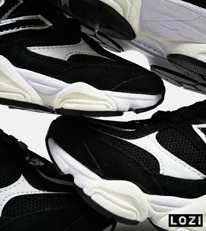 کفش کتانی زنانه مشکی سفید NEW BALANCE 9060 مدل 4193