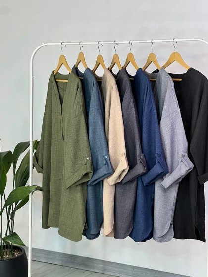 مانتو جلو دکمه لیانا 3