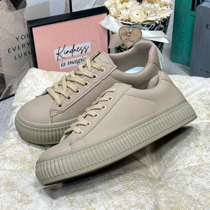 ونس زنانه رنگ نسکافه ای vans