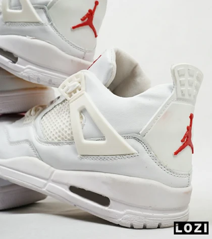 کتانی ساق‌دار مردانه سفید Nike air jordan 4