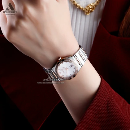 ساعت اکسنت صفحه سفید Axcent AX160052SRgW