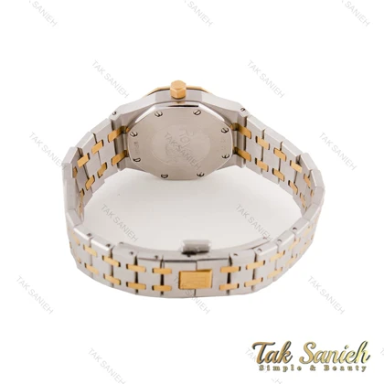 ساعت ای پی زنانه دورنگ طلایی صفحه مشکی AP-5587-L