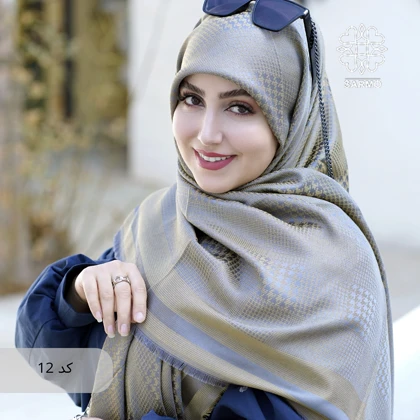 روسری نخ ژاکارد رونا پیچی