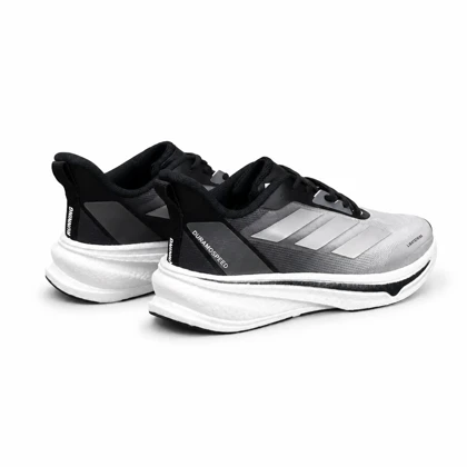 کفش کتانی مردانه مدل آدیداس ورزشی با زیره بست مشکی طوسی Adidas New