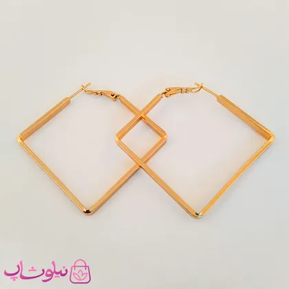 گوشواره زنانه مربعی ژوپینگ