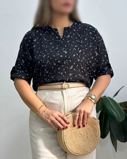 شومیز شانتون شکوفه