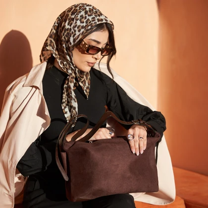 کیف جیر دسته چرم هوبو Mossimo 50132